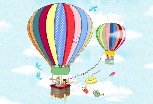 Hot Air Balloons A2 Art Print - Belle & Boo