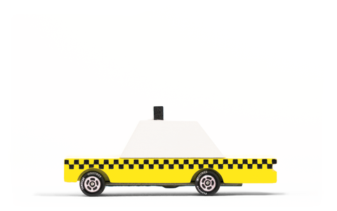 Wooden Yellow Taxi - Candylab Toys