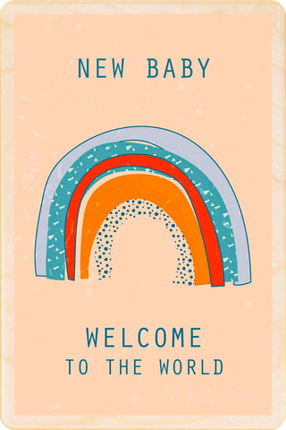 'New Baby' Wooden Postcard - The Wooden Postcard Company