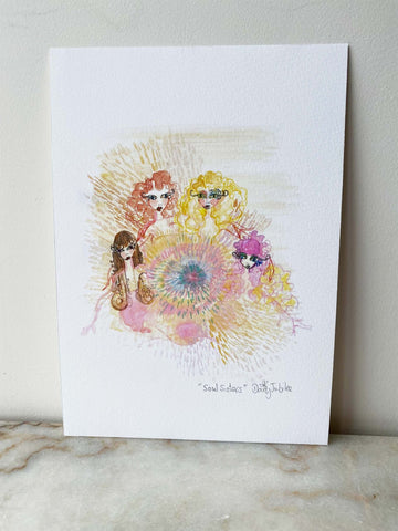 A5 Soul Sisters Signed Print - Daisy Jubilee