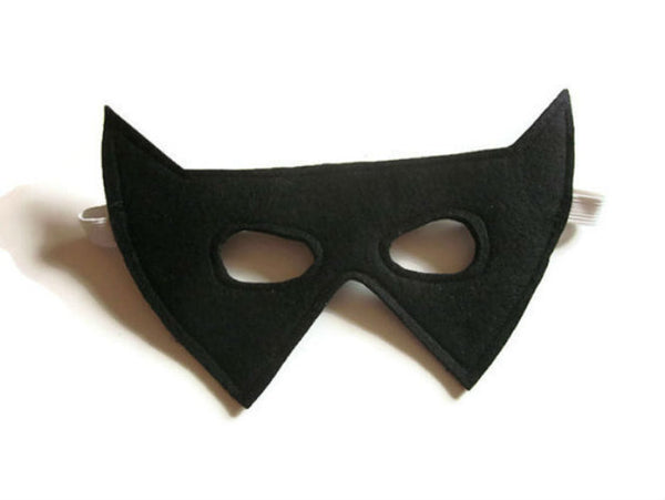 Black Bat Dress Up Mask - A is for Alice