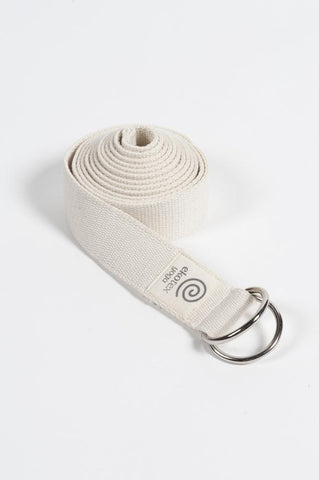 Natural Organic Cotton Yoga Strap - Ekotex Yoga