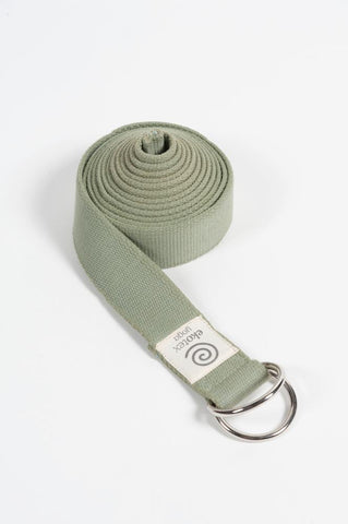 Olive Leaf Organic Cotton Yoga Strap - Ekotex Yoga