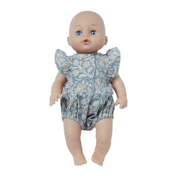 Goa Blue Green Elea Doll Romper - Bonheur du Jour Paris