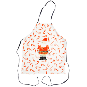 Children's 'Santa Print' Cotton Apron - Rice DK