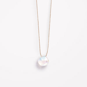 Rainbow Moonstone Fine Cord Necklace - Wanderlust Life